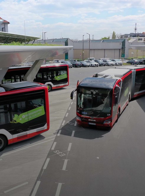 Betreuung von digitalen Prozessen im Busbetriebshof Nürnberg